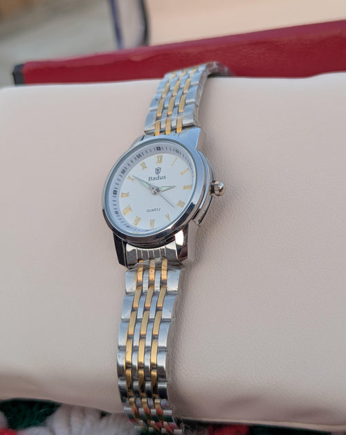 Classic Silver and Gold Ladies Watch