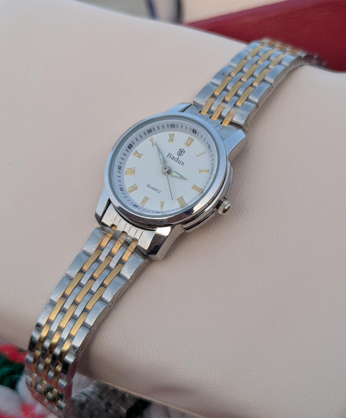 Classic Silver and Gold Ladies Watch
